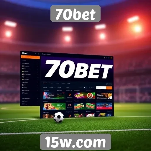 Interface e experiência do usuário na plataforma 70bet